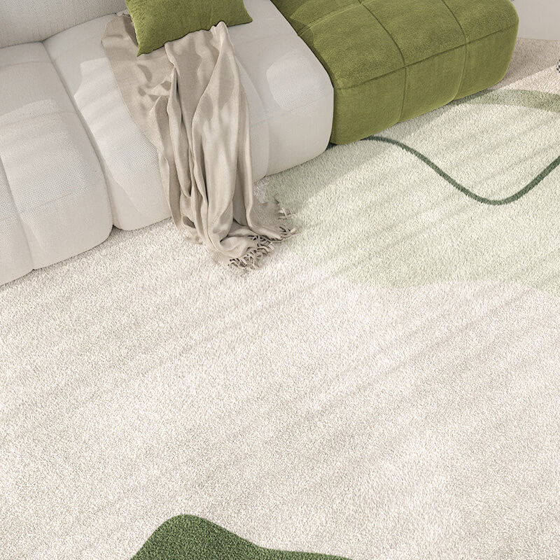 Lighteme Green Line Decoration Rug