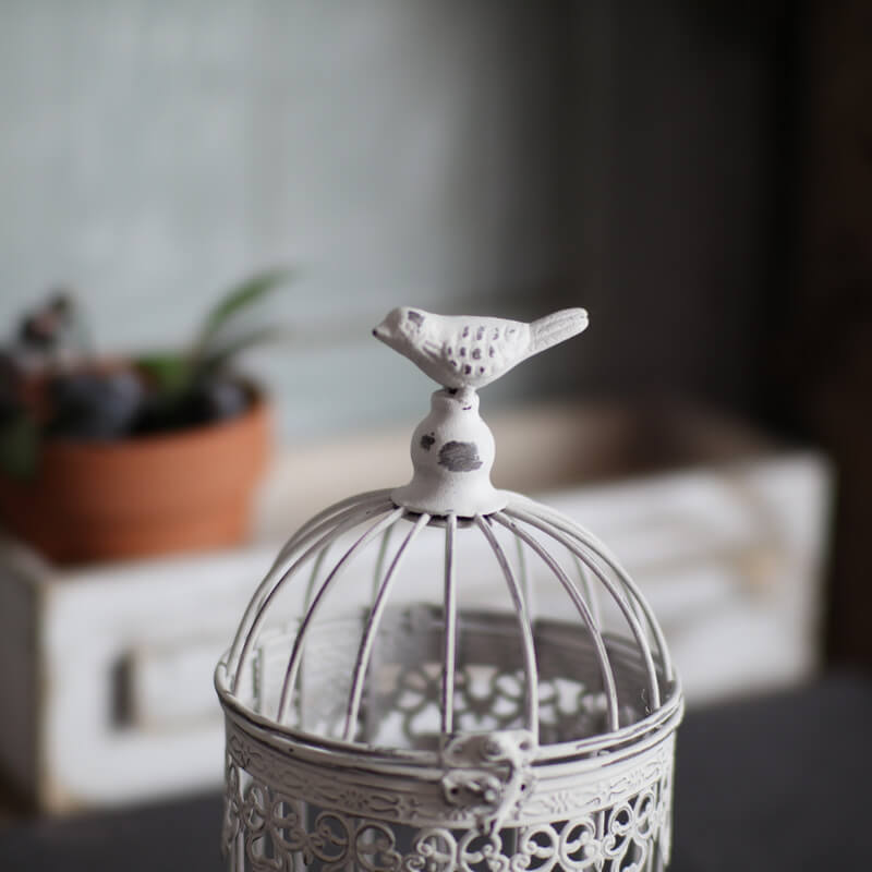 Lighteme Vintage Iron Birdcage Candle Holder