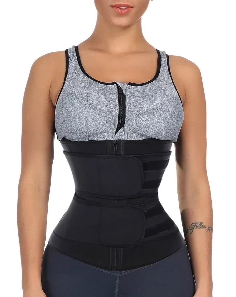 Lighteme Slimming Waist Trainer – Doppelte Kompressionsgurte mit stützendem Reißverschluss!