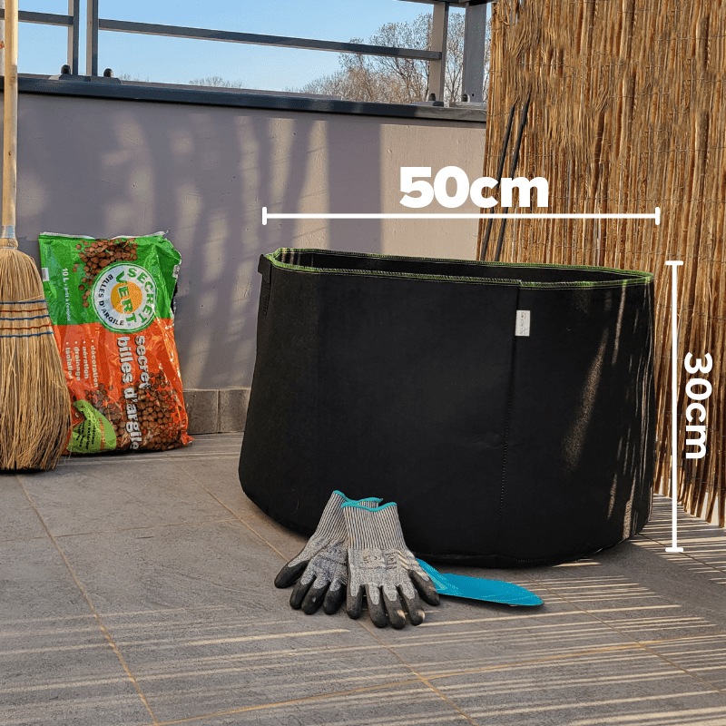 Lighteme Micro belüfteter Pflanzsack aus Geotextil