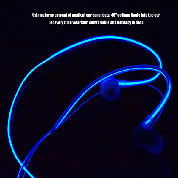Écouteurs lumineux Lighteme avec oreillette suspendue (2 couleurs)