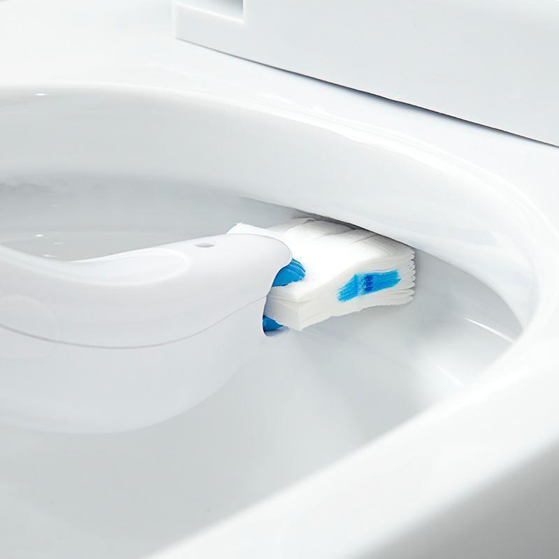 Soft,eliminates odors, removes limescale and cleans under the rim and below the water