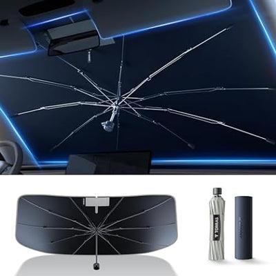 Parapluie pare-soleil rétractable pour voiture Lighteme