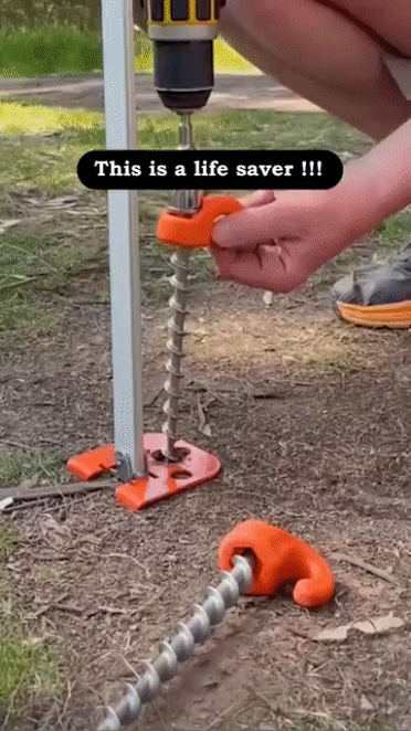 Piquets de tente perçables robustes Lighteme Camping Supplies
