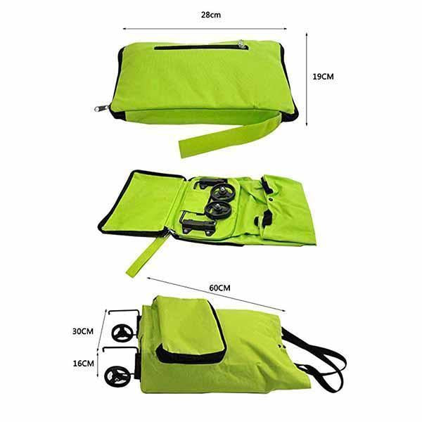 Lighteme Portable Foldable Shopping Cart