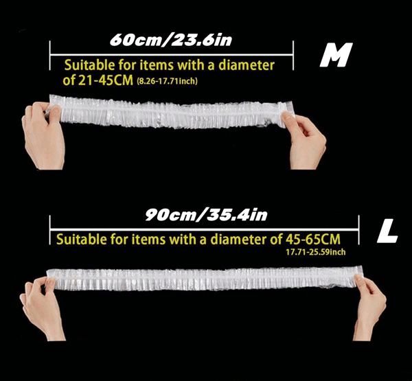 Lighteme Verdickter transparenter Staubschutz