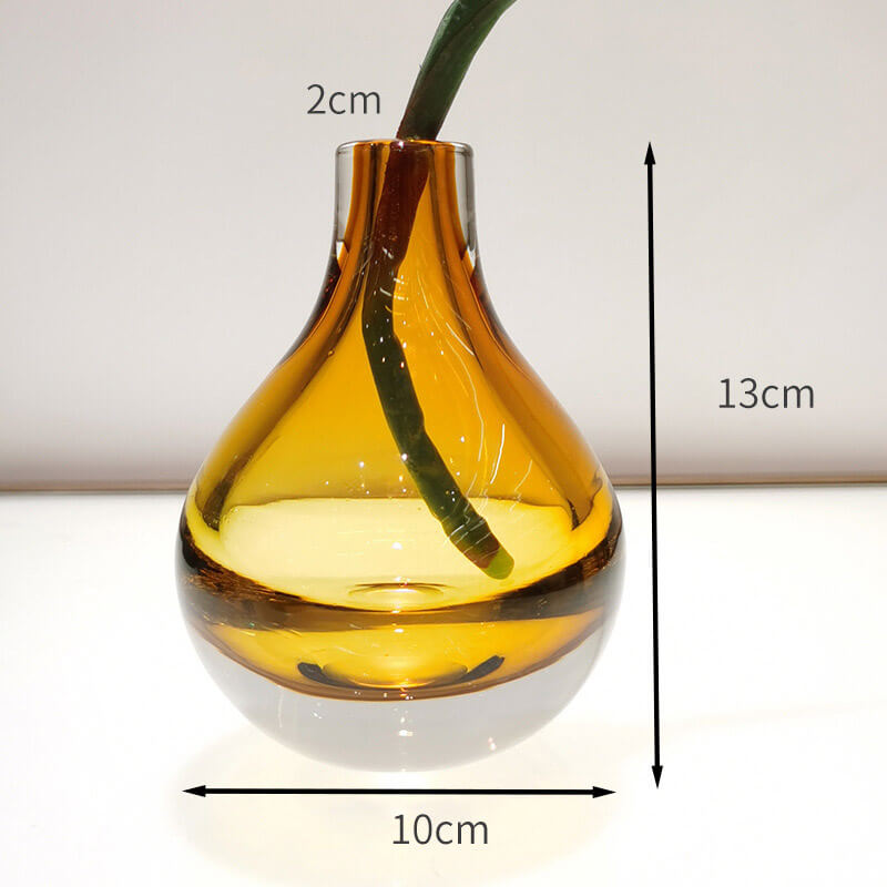 Vase en verre créatif ambré Lighteme