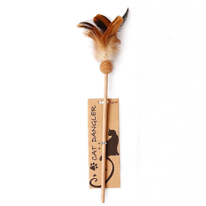 Lighteme Bell Feather Cat Teaser Toy
