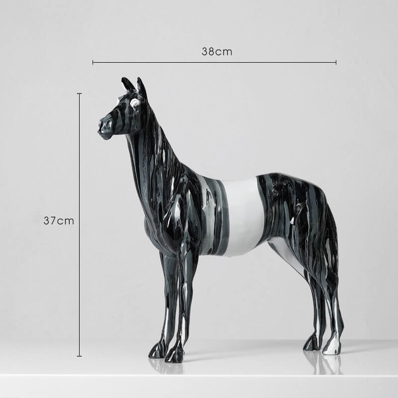 Lighteme Camouflage Horse Decorative Ornaments