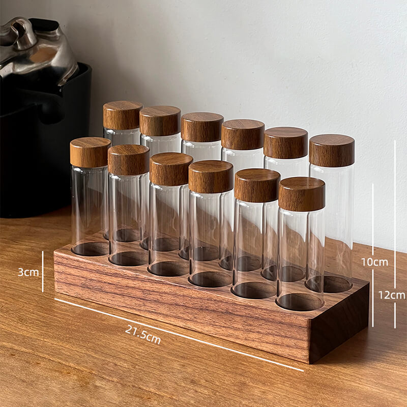 Lighteme Coffee Beans Test Tube Glass Storage Jar
