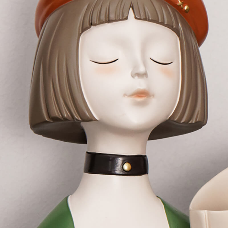 Lighteme Cool Girl Bouquet Resin Decoration