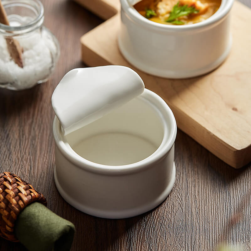 Lighteme Creative Flip Shape Ceramic Baking Bowl