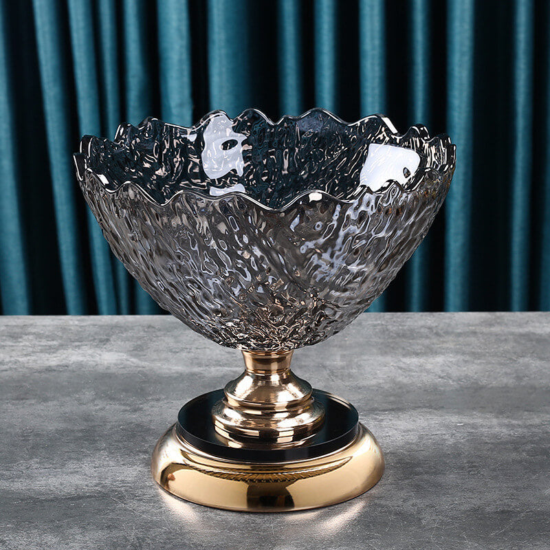Lighteme Crystal Glass Fruit Plate