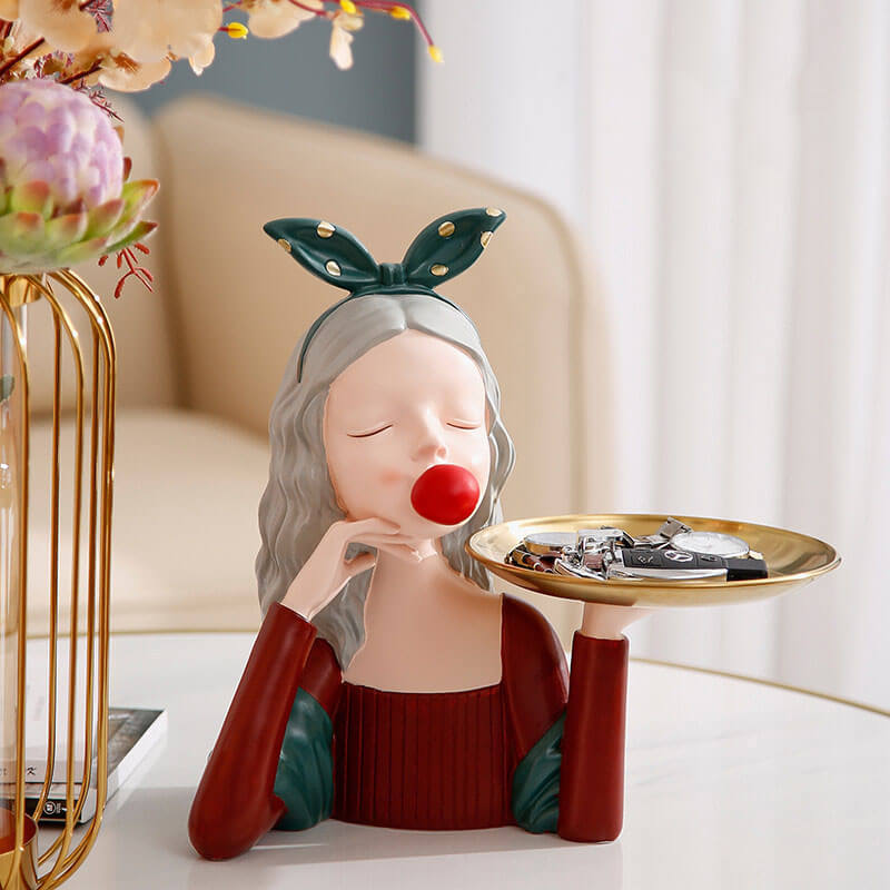 Lighteme Elegant Girl Storage Decoration Ornaments