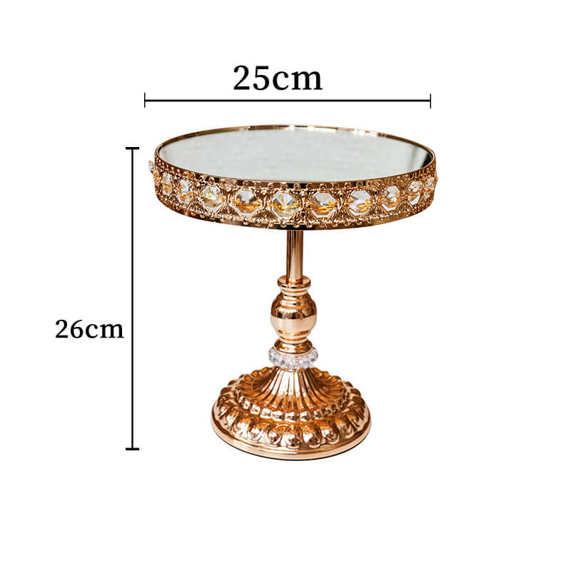 Lighteme Gilt Crystal Dessert Stand