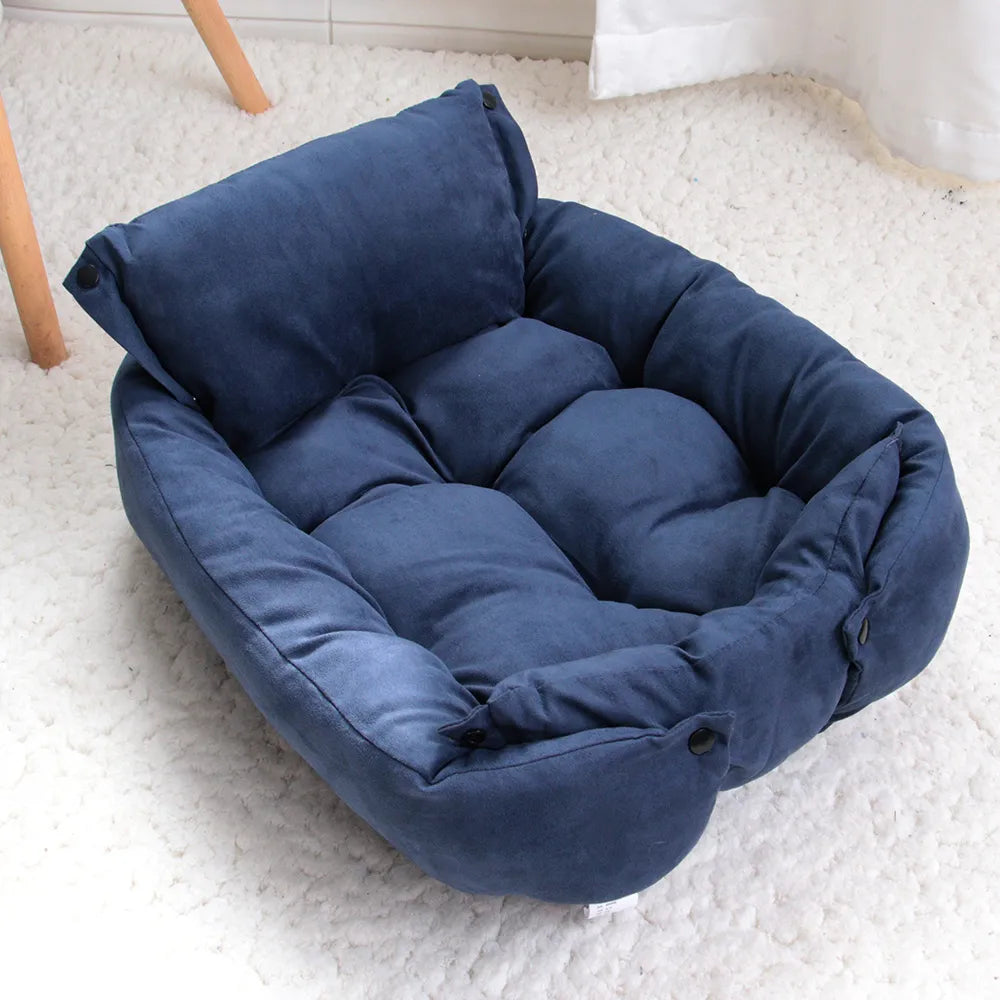 Lighteme Ultimate 3-in-1 Gemütliches Haustierbett: Bett, Matte und Sofa