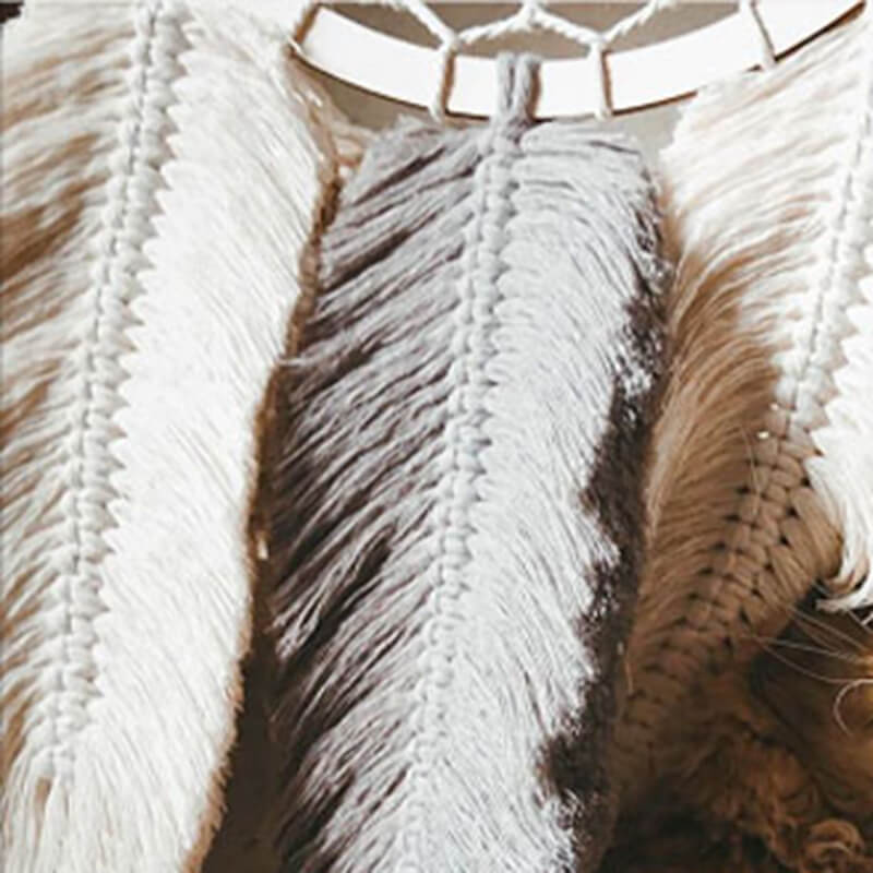 Lighteme Hand Woven Feather Tapestry