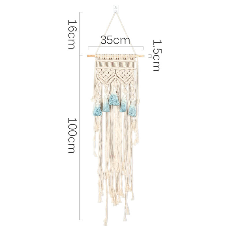 Lighteme Hand Woven Tassel Wall Hanging