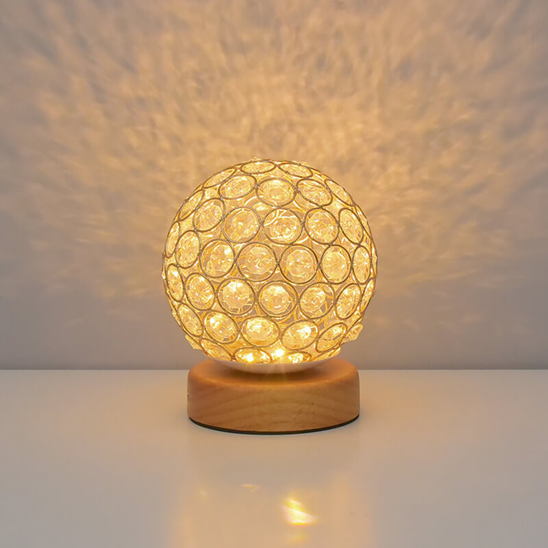 Lighteme Hollow Crystal Desk Lamp