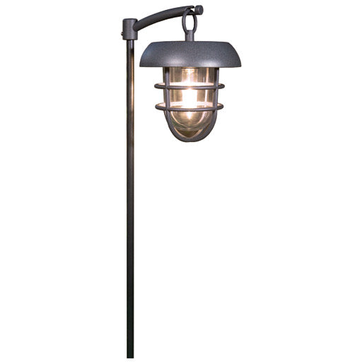 Lighteme LED Solar Hanging Lights on Shepherds Hook Metal Pole (Set of 4)