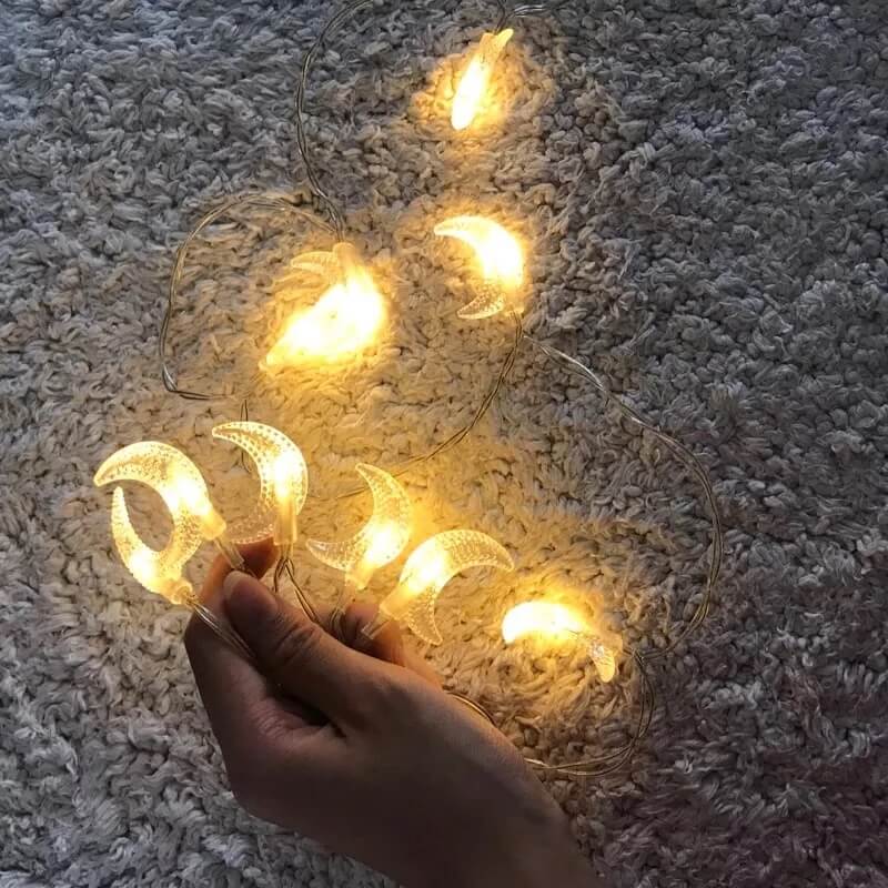 Lighteme LED Moon String Lights