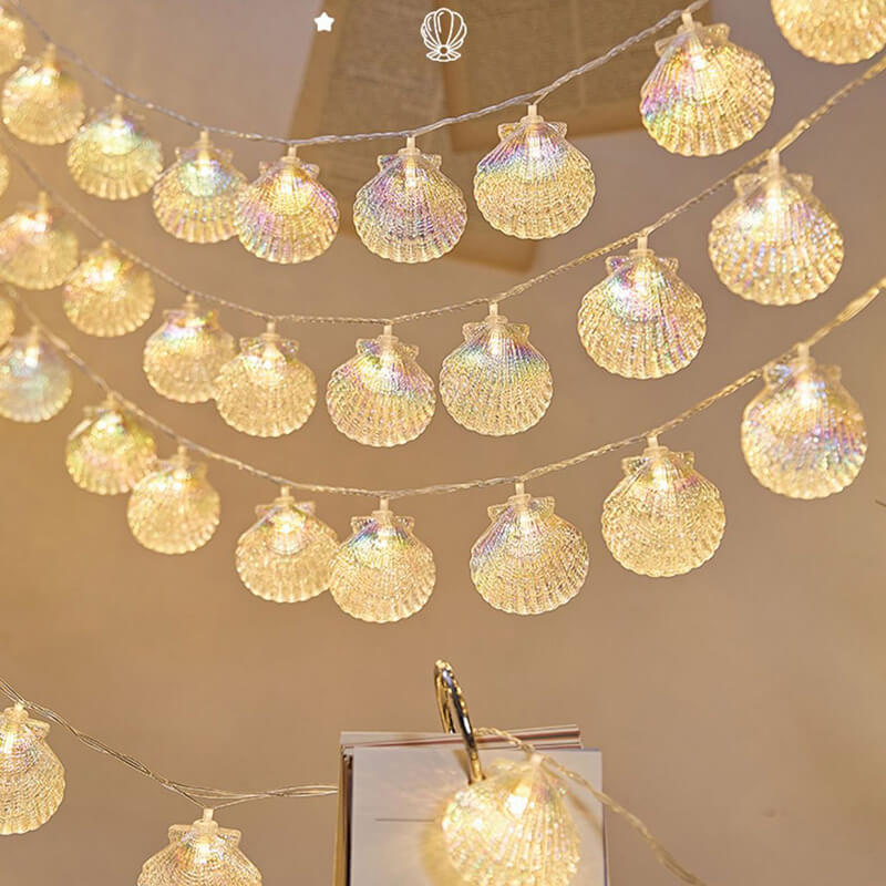 Lighteme LED Romantic Fluorescent Shell String Light