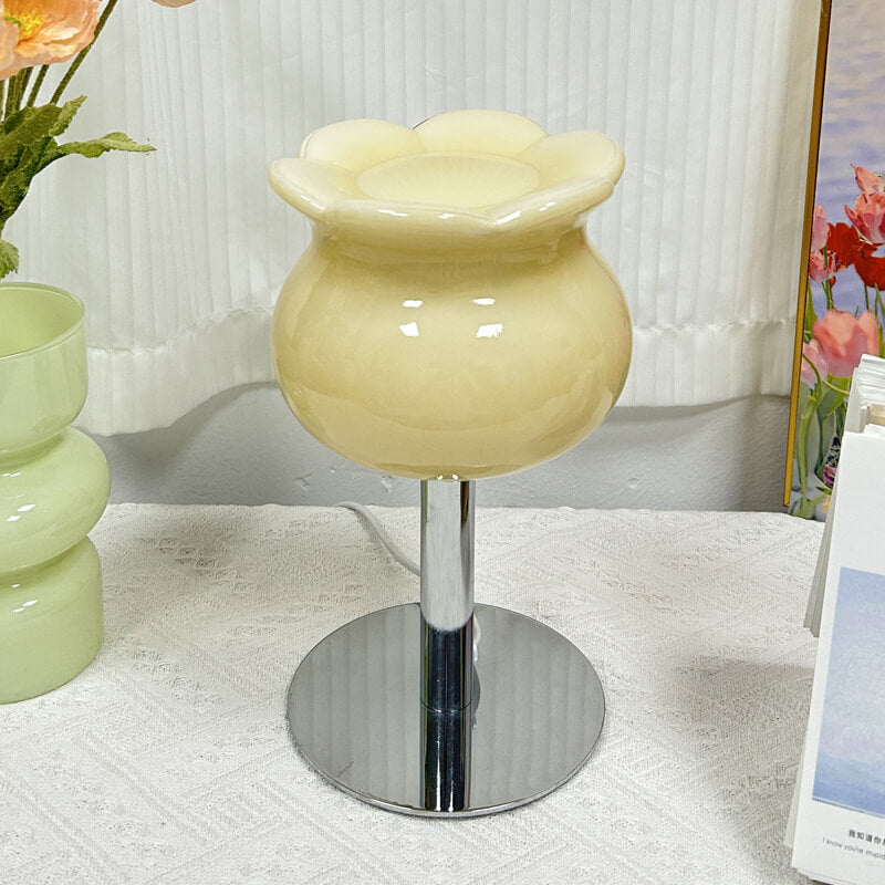 Lighteme Lily of the Valley Glass Table Lamp