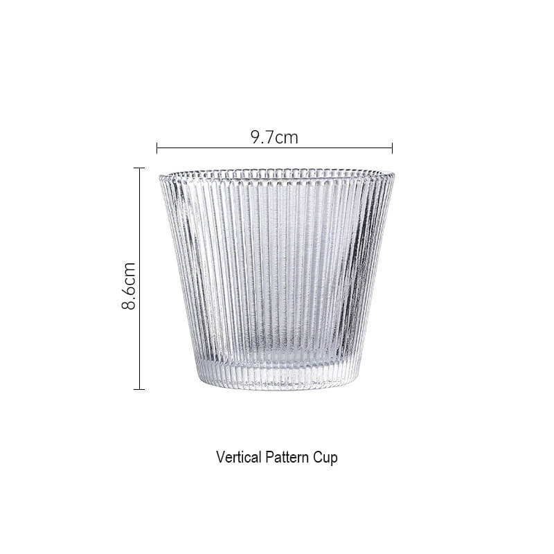 Lighteme Glacial Textured Whiskey Glass