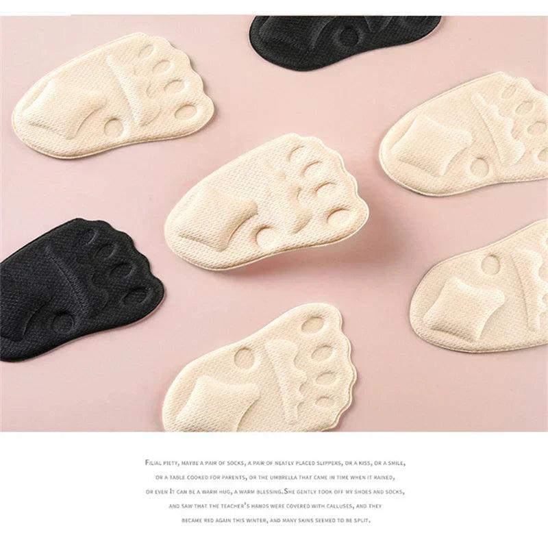 (1 paire + 1 paire gratuite) Lighteme Care Foot - Coussinets auto-adhésifs pour chaussures d'avant-pied