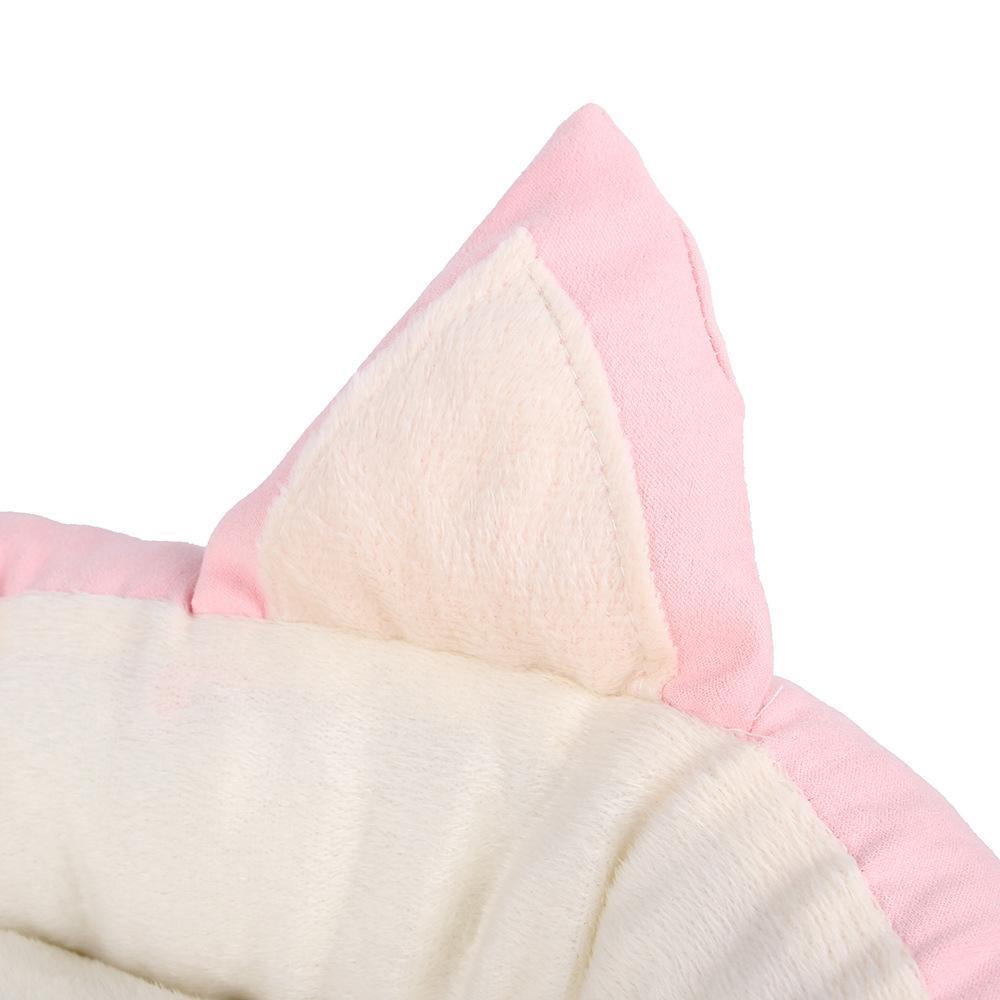 Lighteme Pompom Cute Cat Ear Bed Warm Kitten Litter (4 colors & 3 sizes)