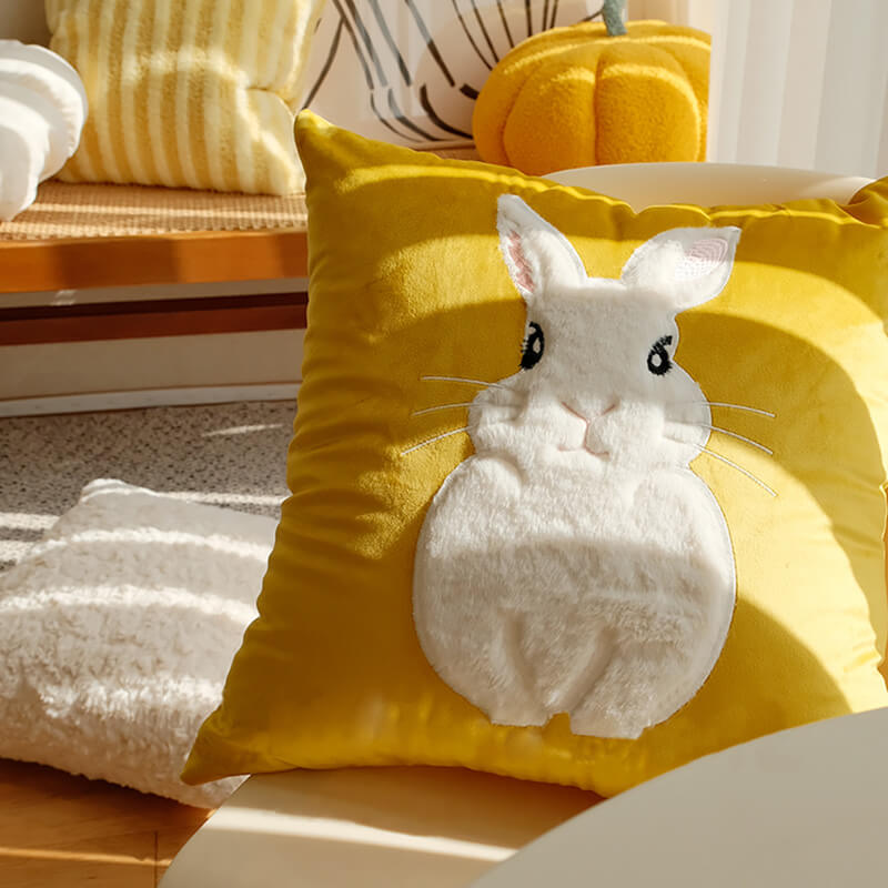 Lighteme Rabbit Throw Pillow Cover