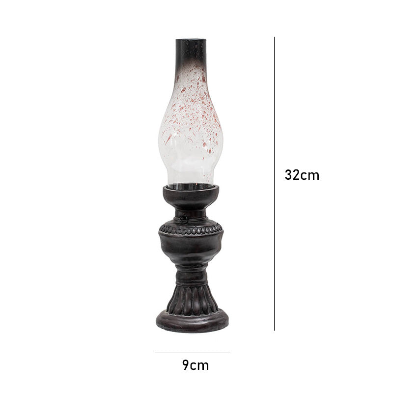 Bougeoir en verre rétro en forme de kérosène Lighteme