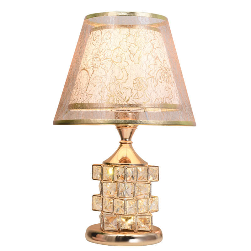 Lighteme Romantische Kristall-Tischlampe