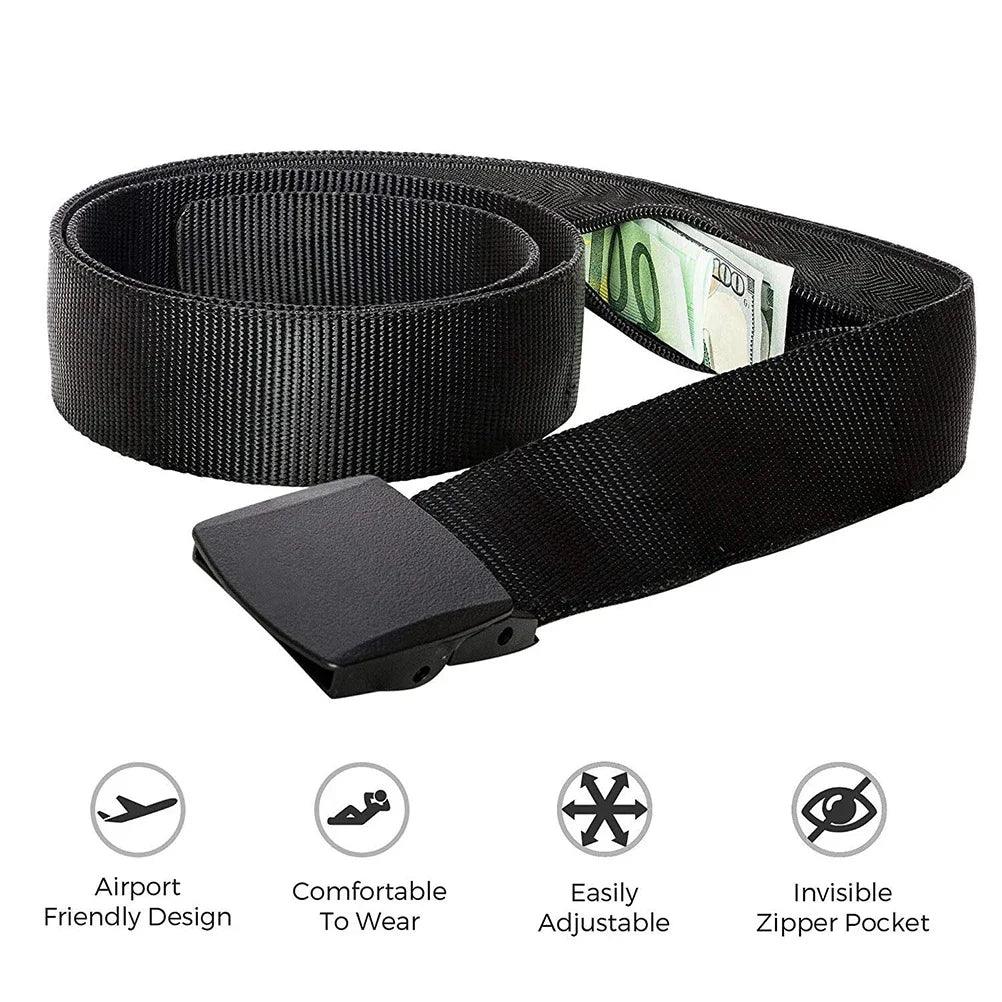 Portefeuille caché pour ceinture de voyage Lighteme