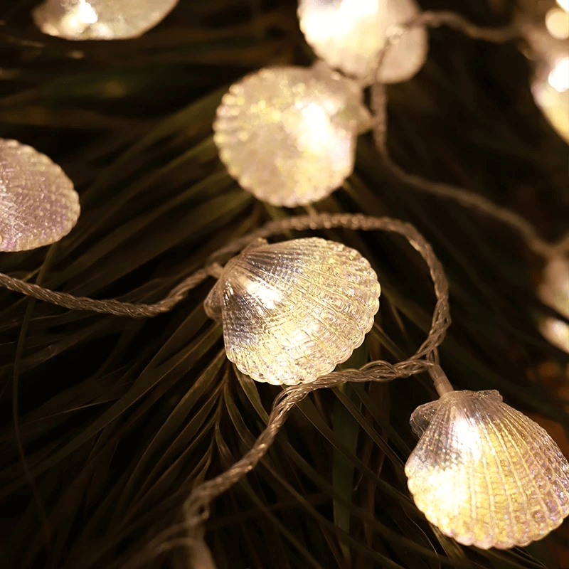 Lighteme LED-Muschel-Lichterkette