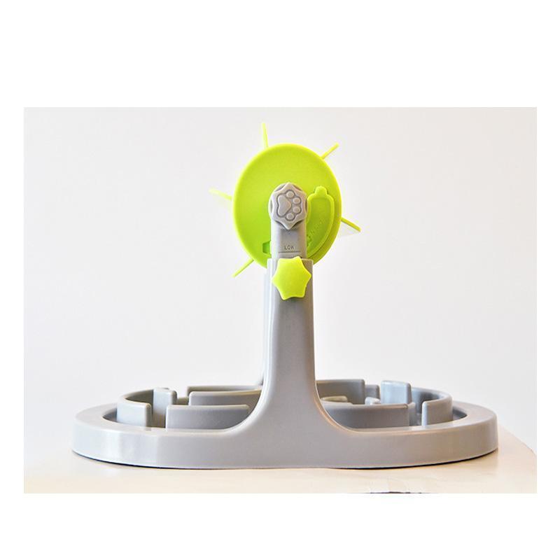 Lighteme Slow Feeder Plastic Pet Cat Dish Bowl (3 colors)