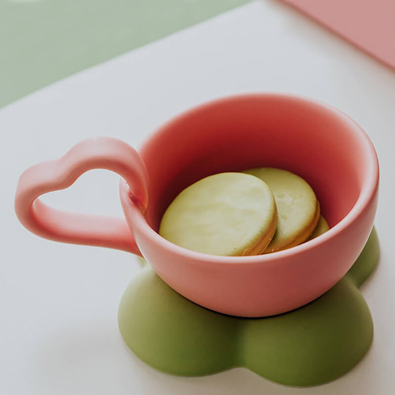 Tasse et soucoupe en céramique Lighteme Spring Clouds
