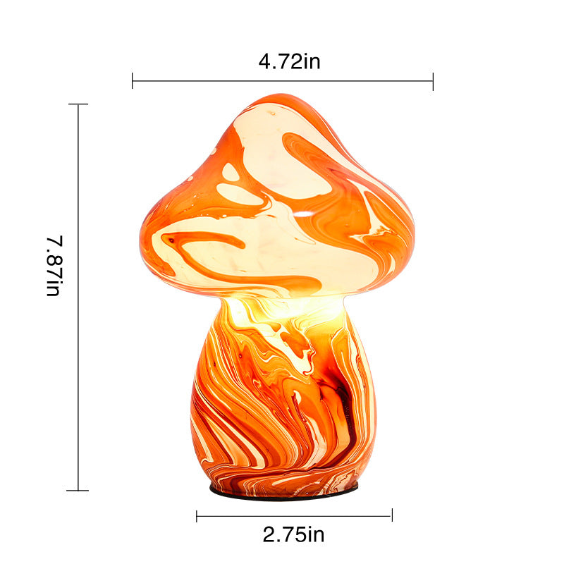 Lighteme Stained Glass Mushroom Lamp