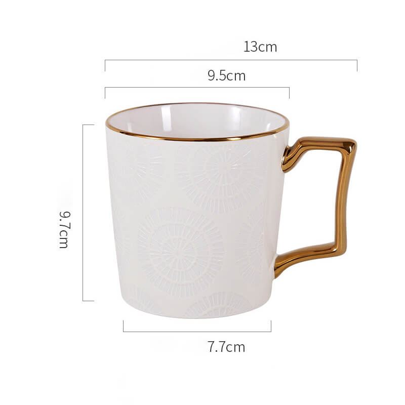Lighteme Tie-dye Print Ceramic Mug