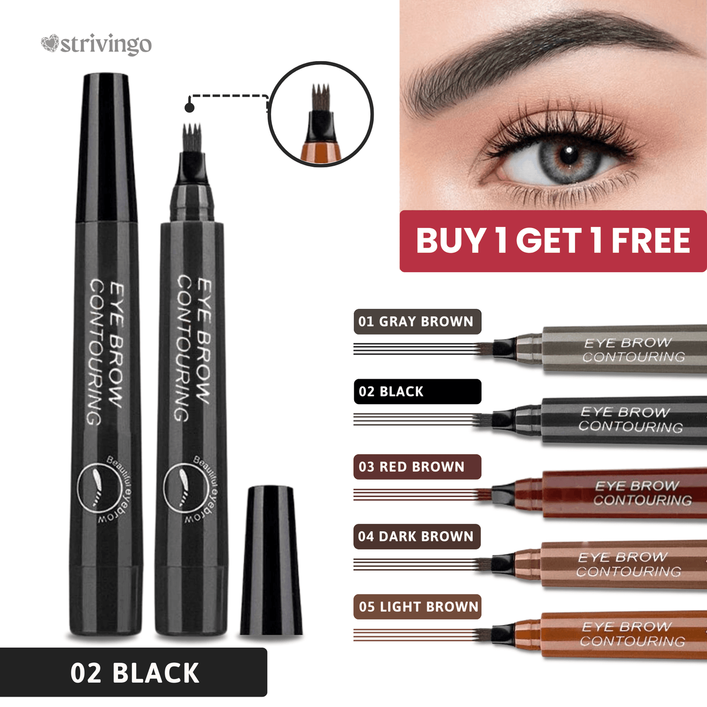 Lighteme Microblading-Augenbrauenstift (1 KAUFEN, 1 GRATIS ERHALTEN)