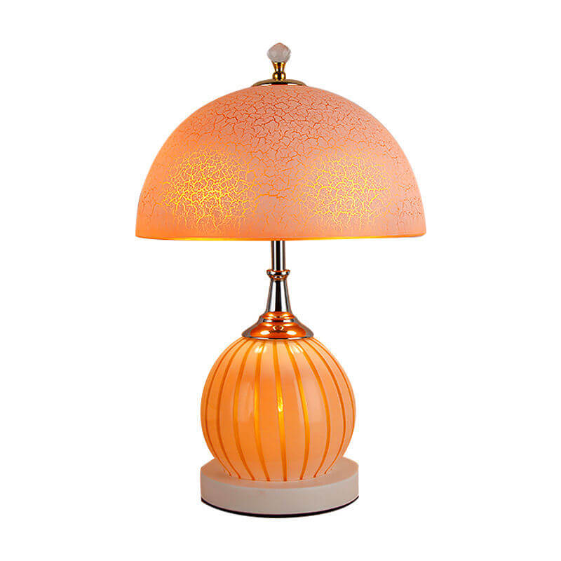 Lighteme Vintage Glass Crackle Table Lamp