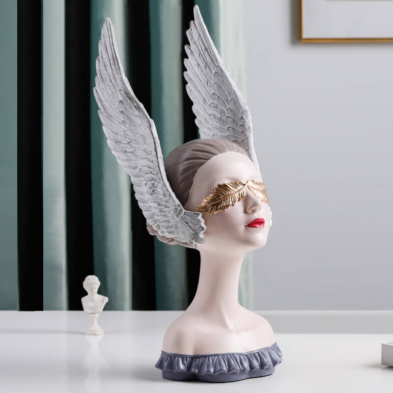 Lighteme Wing Girl Resin Decoration