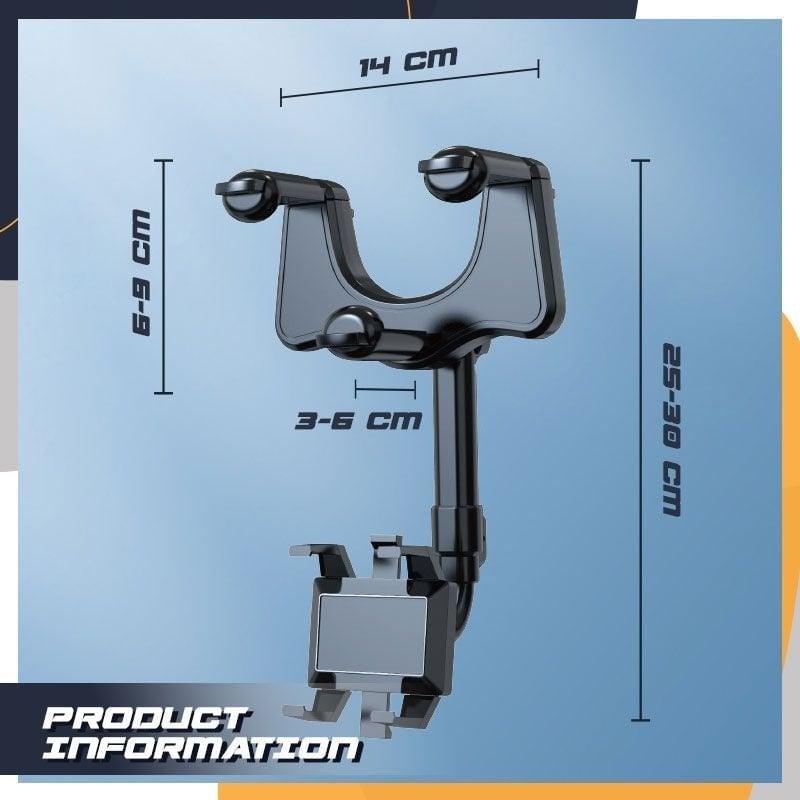 Lighteme Rotatable and retractable car phone holder
