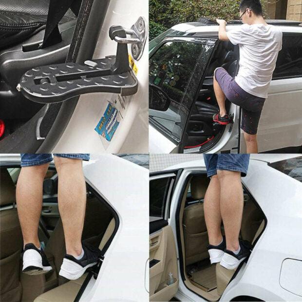 Marchepied de voiture pliable Lighteme pour galerie de toit de voiture