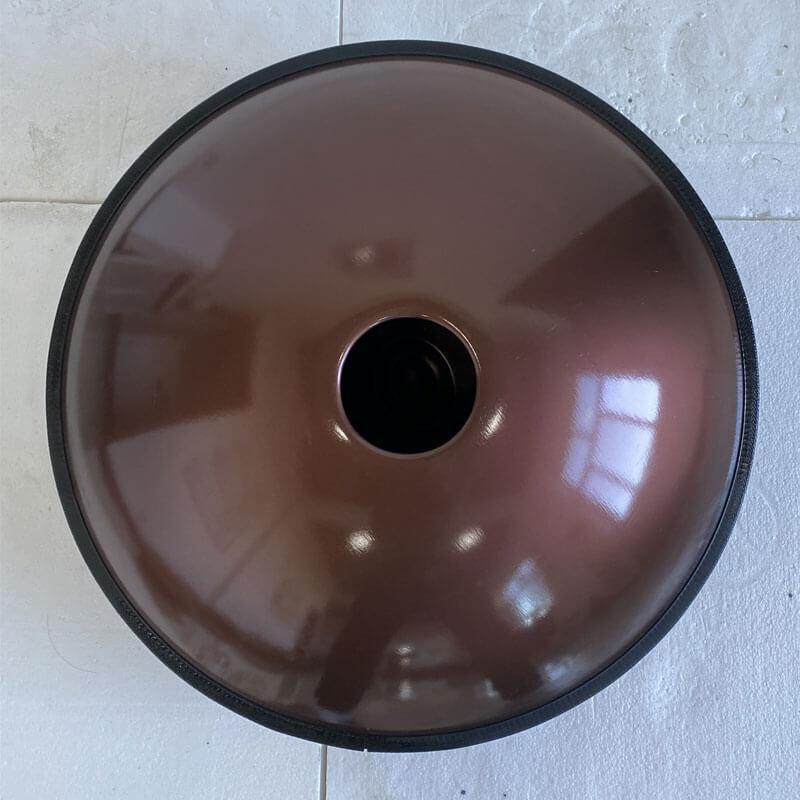 MiSoundofNature Custom Handmade F3 Handpan Drum 1.2mm Stainless Steel 22 In 14(12+2) Notes