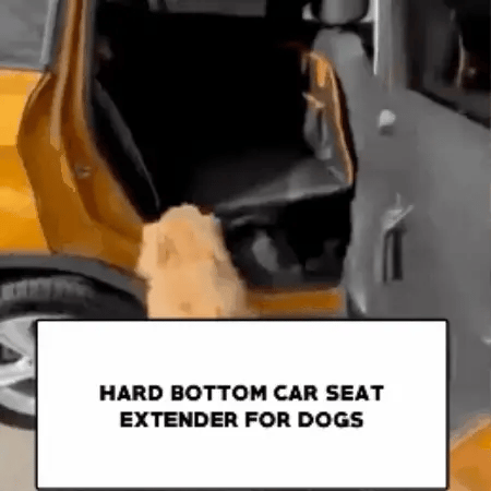 Lighteme Deluxe Hard Bottom Car Seat Extender for Dogs