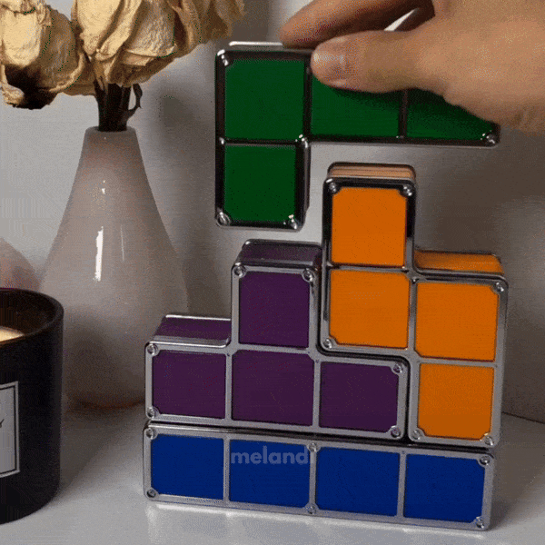 Lampe d'ambiance rétro Tetris de Lighteme