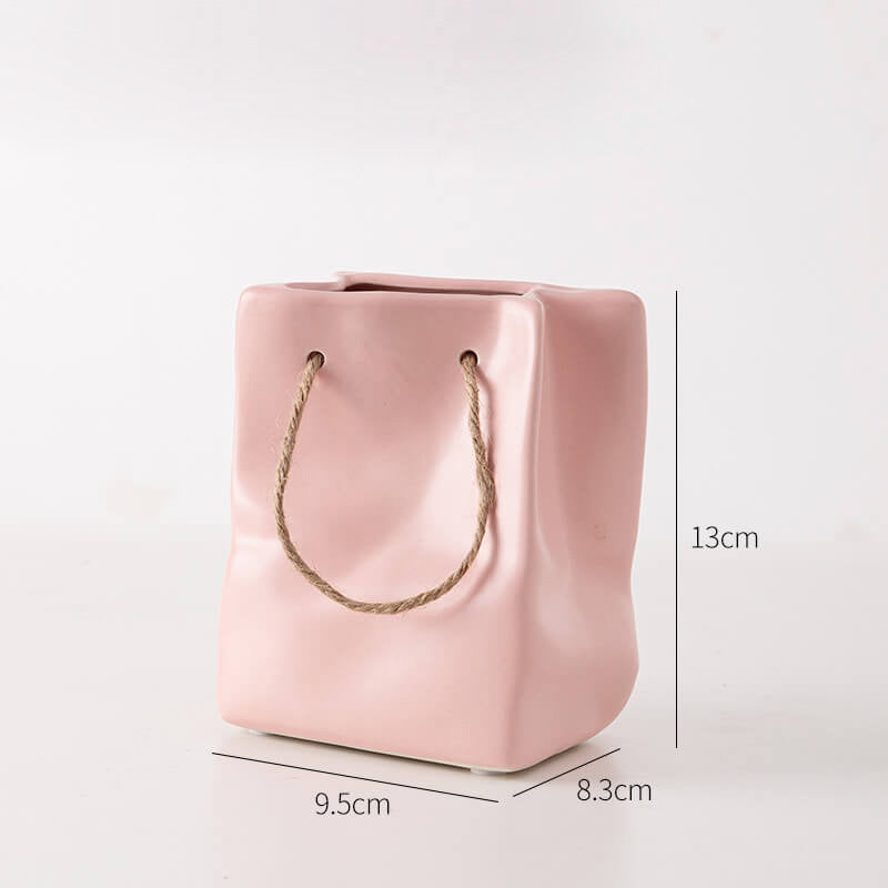 Lighteme Paper Bag Ceramic Vases