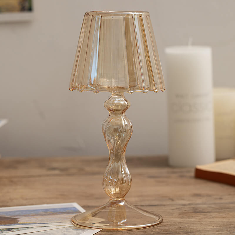 Lighteme Vintage Glass Candle Holder