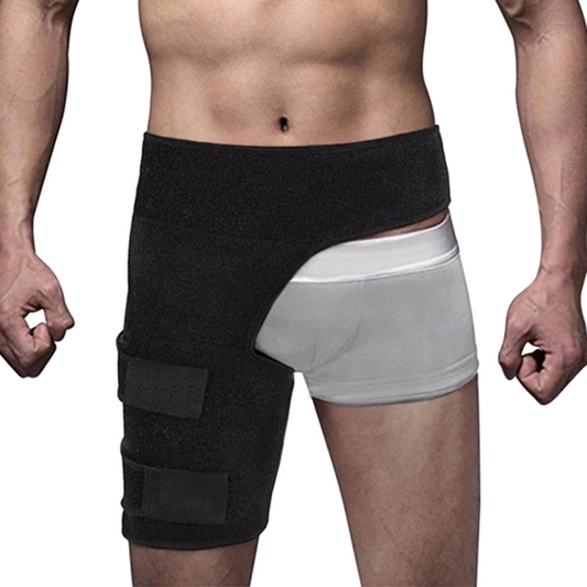 Ceinture de compression de soutien de hanche Lighteme - Attelle de soutien réglable pour un mouvement naturel pendant le travail